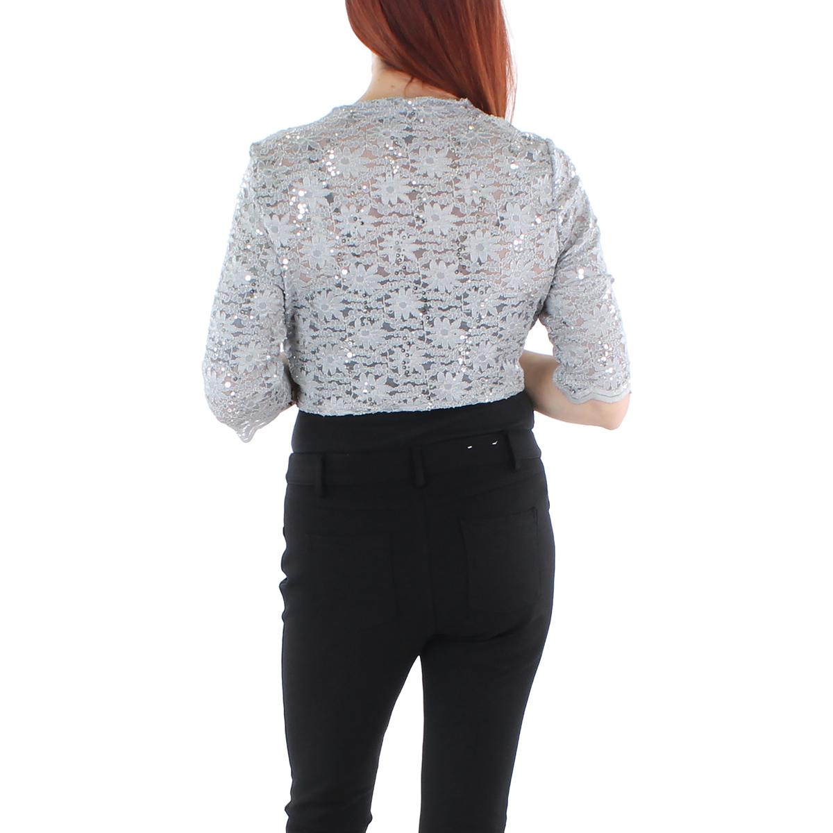 R&M Richards Womens Lace Crop Bolero